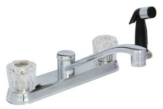 Huntington Brass K2310001-B 1.8 GPM Kitchen Faucet 7-1/4″ Reach Chrome