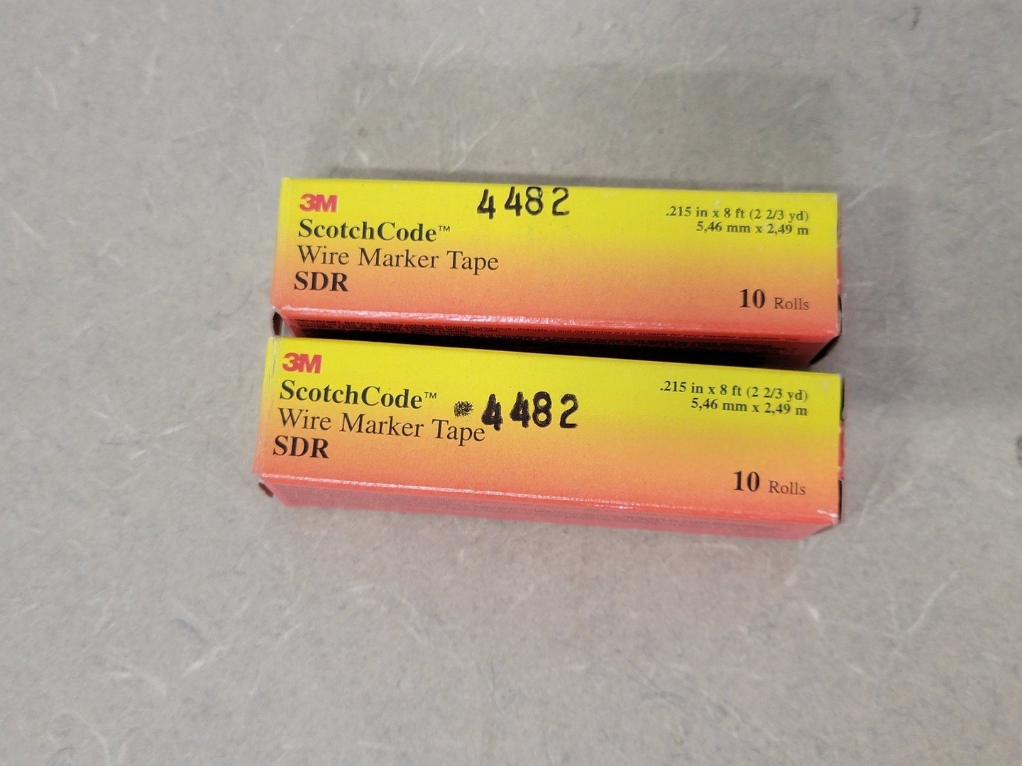 GENTLY USED 3M SDR Number 8 Wire Marker Tape 4482 (Lot of 15) – Parts