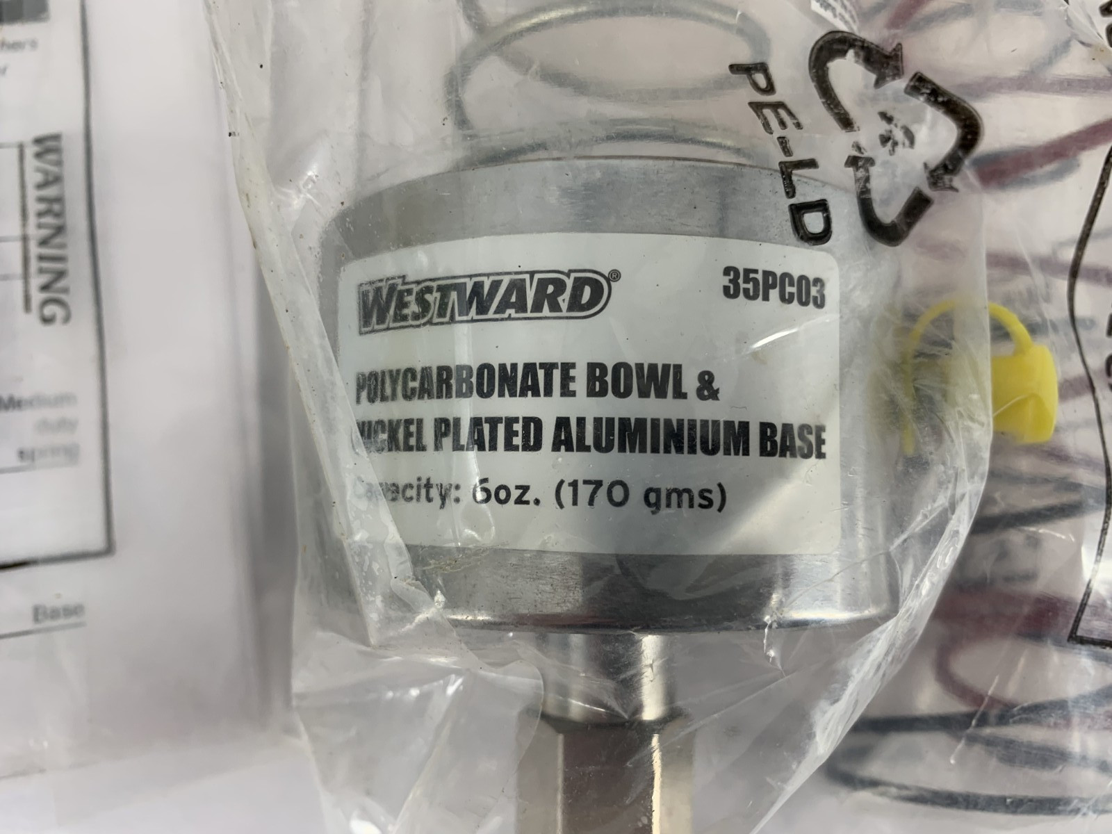 Westward 35PC03 Single Point Continuous Grease Feeder Capacity 6 Fl. Oz