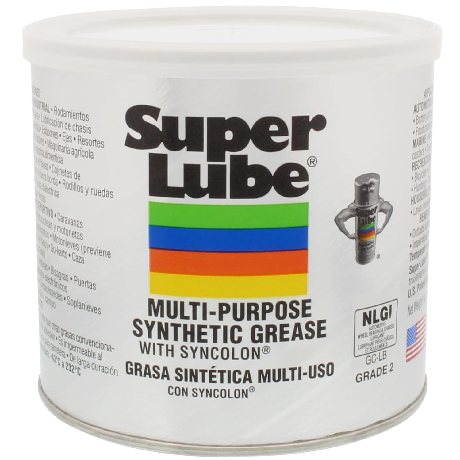 Super Lube Food Grade Multi Purpose Grease NLGI 2 Dielectric Heavy Duty 400g