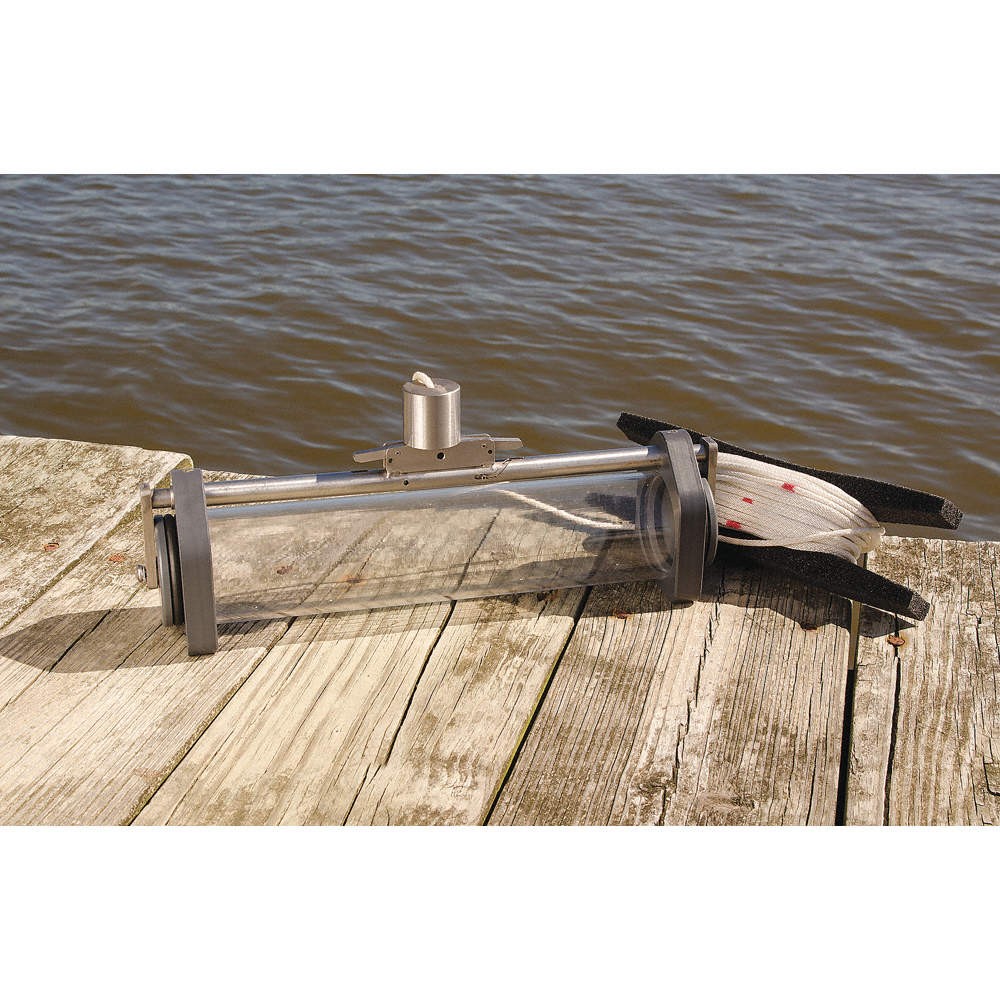 LAMOTTE 1087 Water Sampler,Acrylic,15″ L,5″ O.D. 54PD38