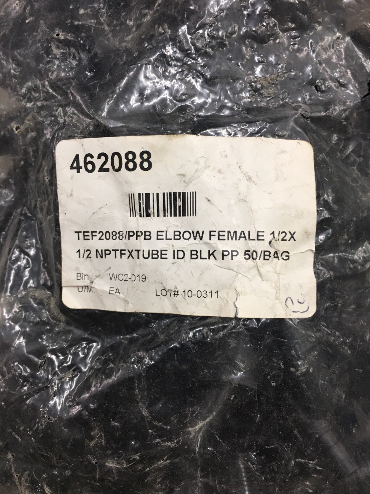 50 Female Elbow 1/2” X 1/2″ Hose Barb Drain Connectors, 462088