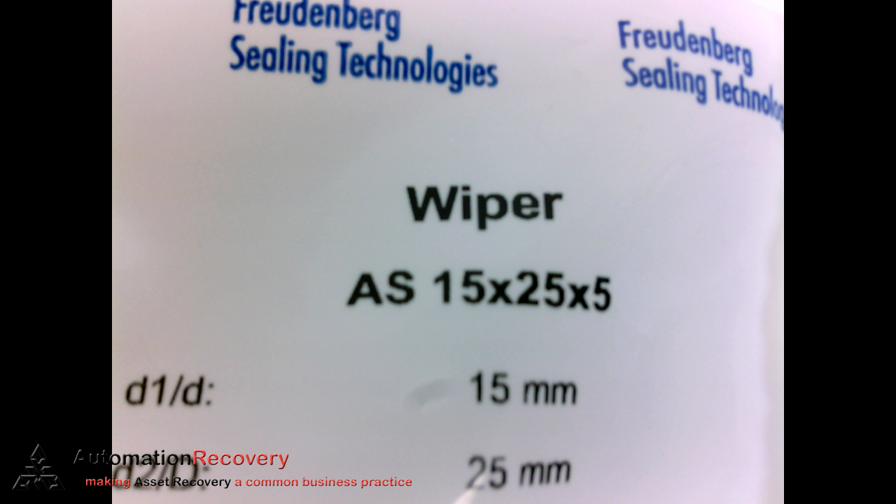 FREUDENBERG-NOK AS 15X25X5 WIPER SCRAPER SEAL, NEW #198238