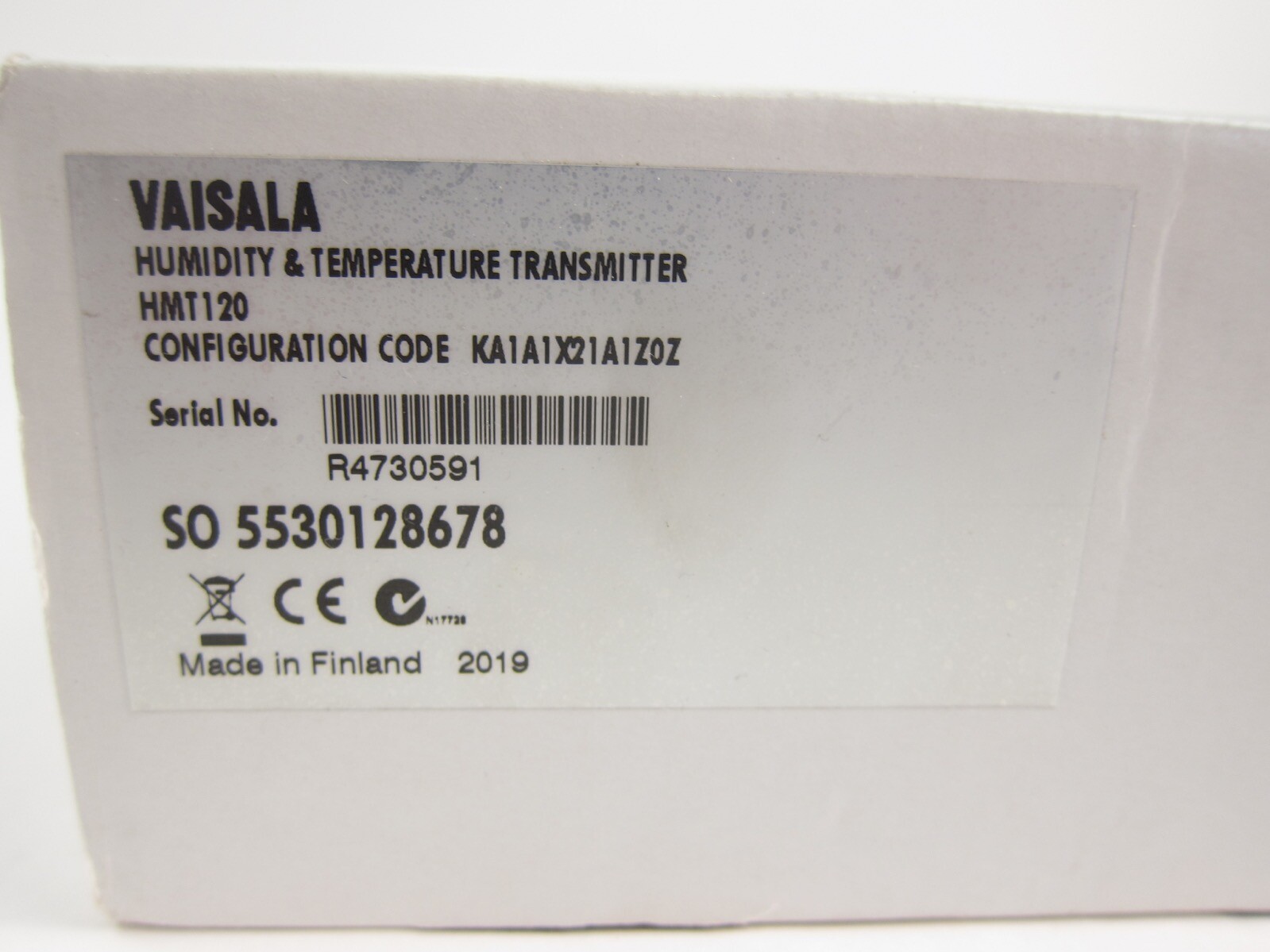 NEW Vaisala HMT120 Humidity & Temperature KA1A1X21A1Z0Z