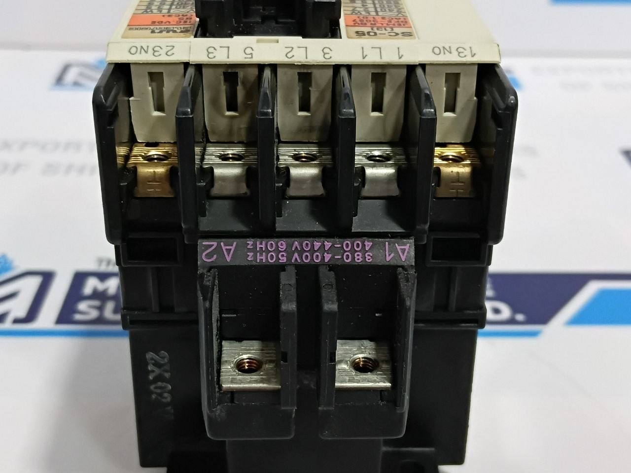 Fuji Electric SC-05 Contactor Coil Voltage 380-400V 50Hz 400-440V 60Hz 13 Amp.