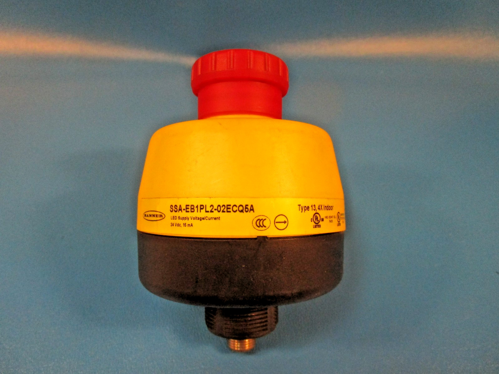 Banner SSA-EB1PL2-02ECQ5A, EMERGENCY STOP PUSH BUTTON, 30 MM MOUNT