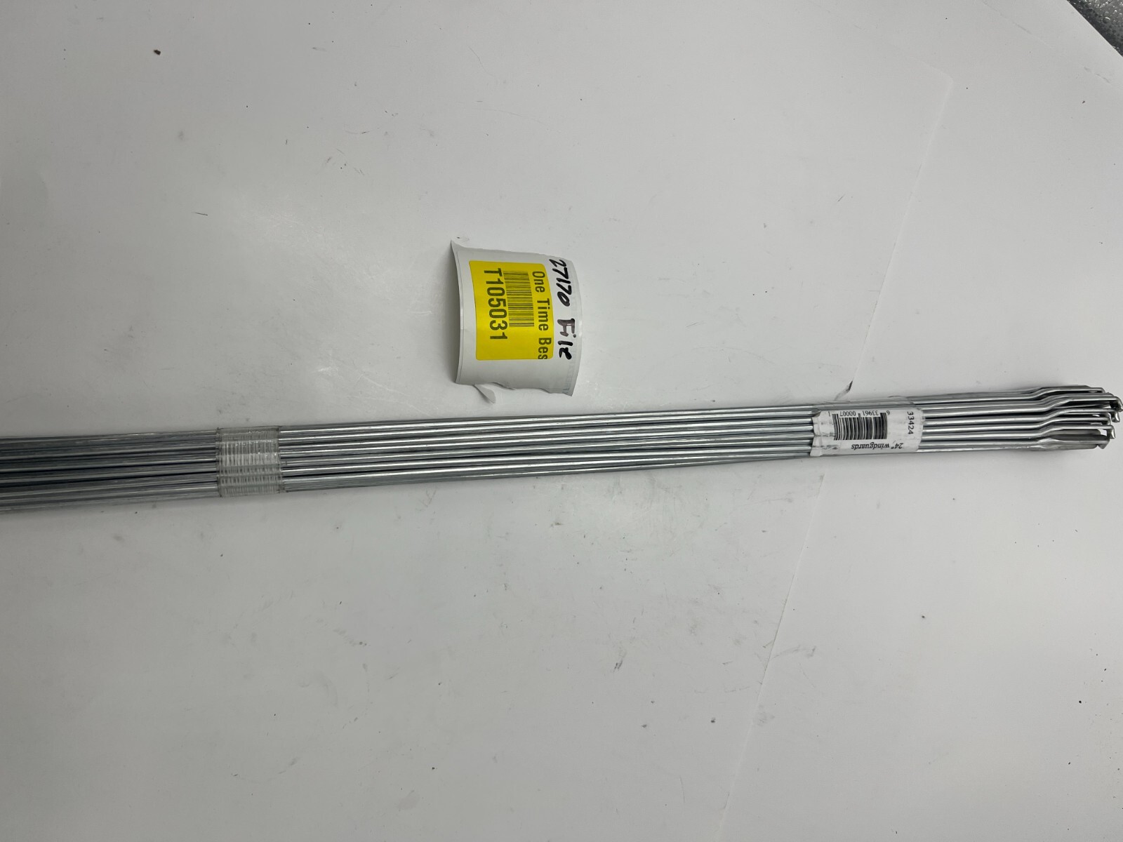(QTY 10) 24″ Long Wind Guard Steel 33424 Silver/Gray Color Replacement