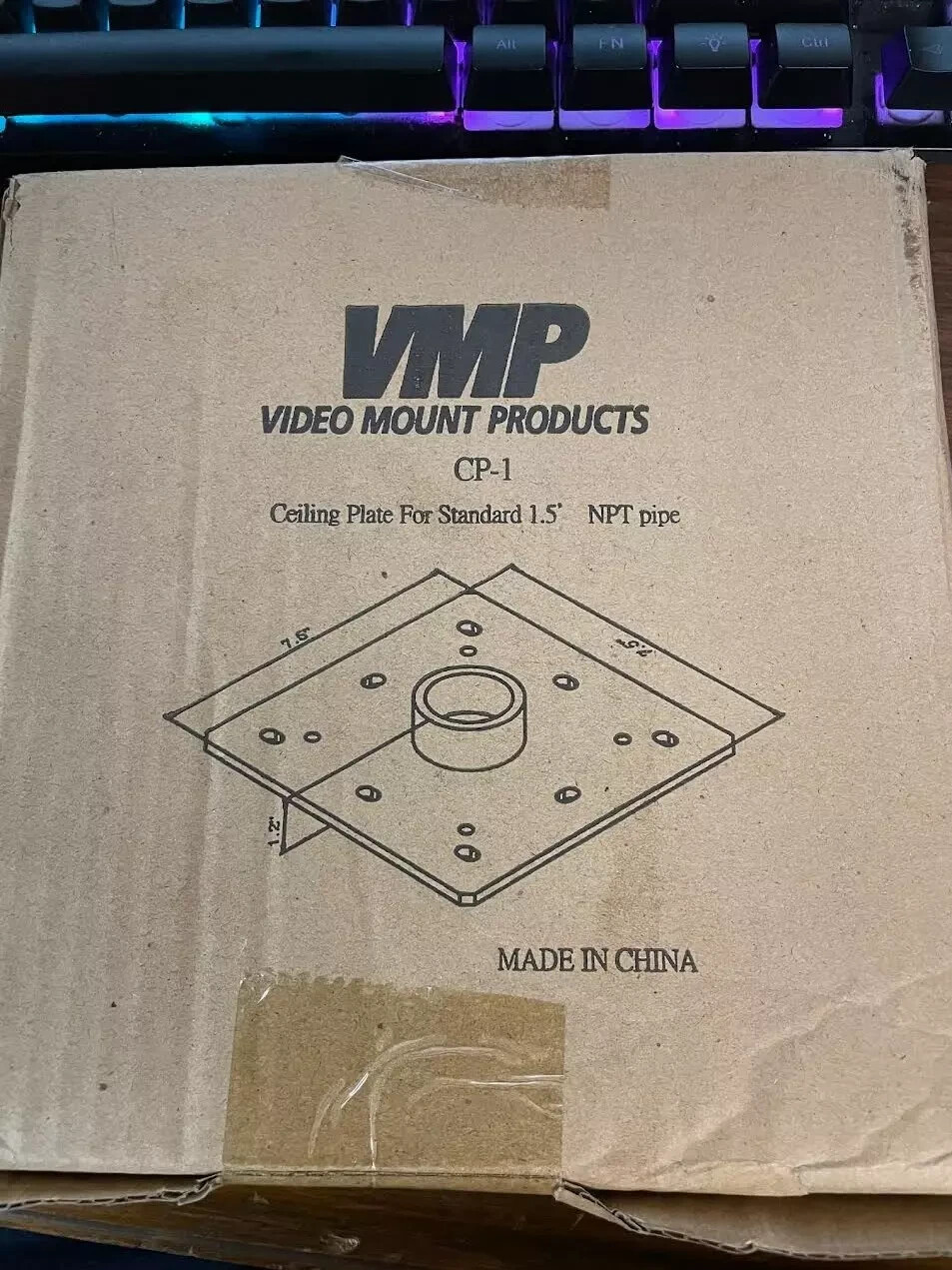 VMP CP-1 CEILING PLATE FOR STANDARD 1.5″ NPT PIPE 462P62