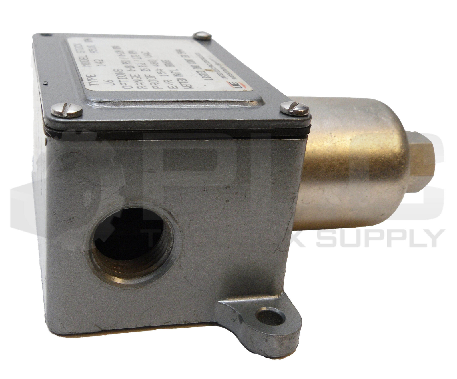 UNITED ELECTRIC J6-142 PRESSURE SWITCH 0-18PSI 4-7″WC 15A 125-250VAC