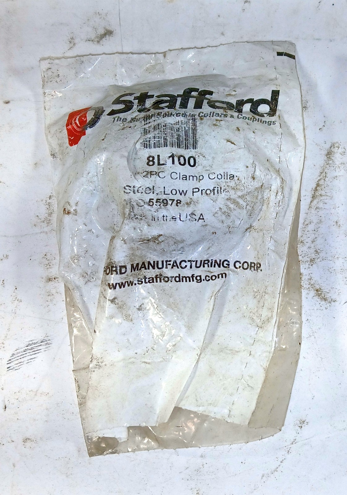 1 NEW STAFFORD 8L100 1” 2 PIECE CLAMP COLLAR NNB ***MAKE OFFER***