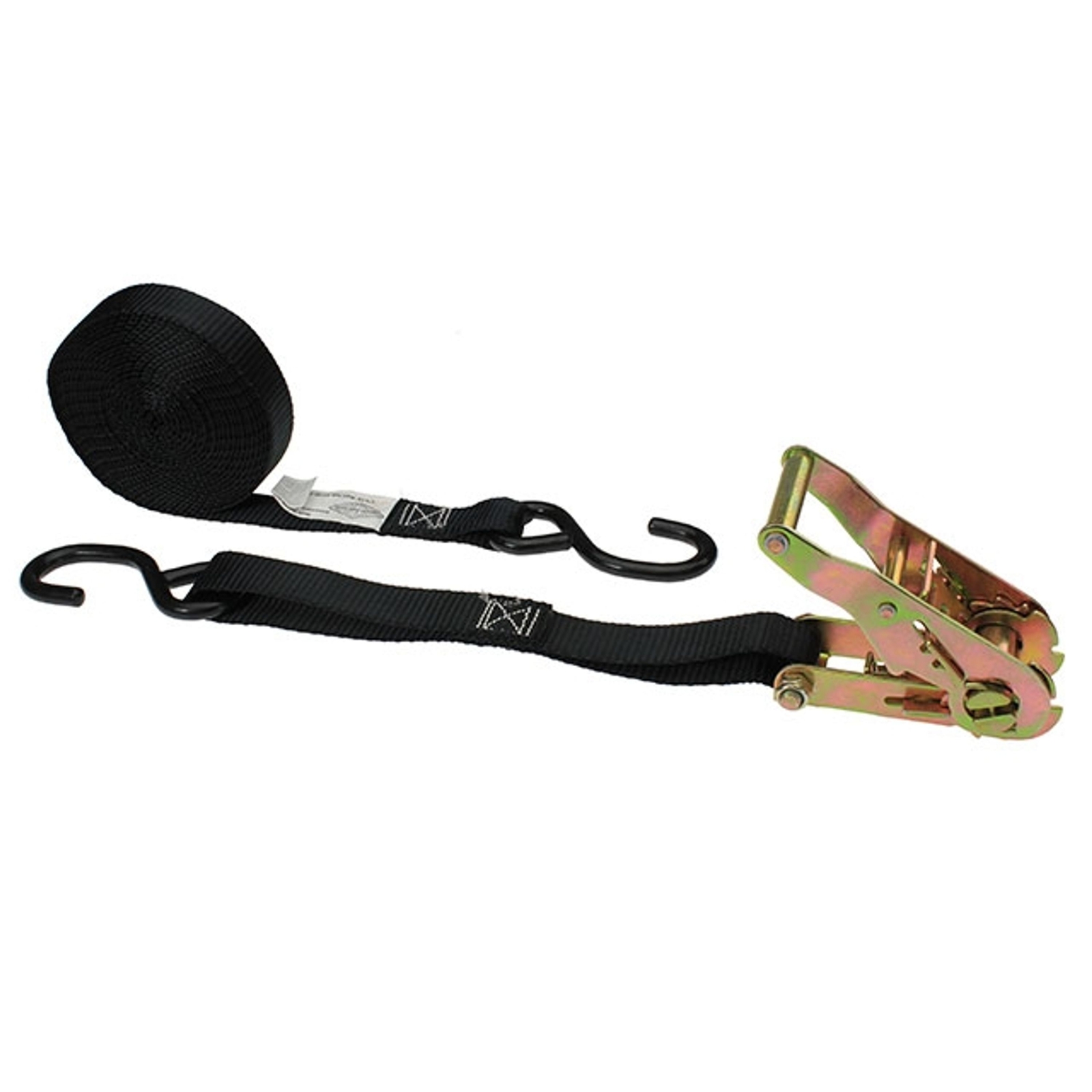 8′ Single Tie Down System – Black