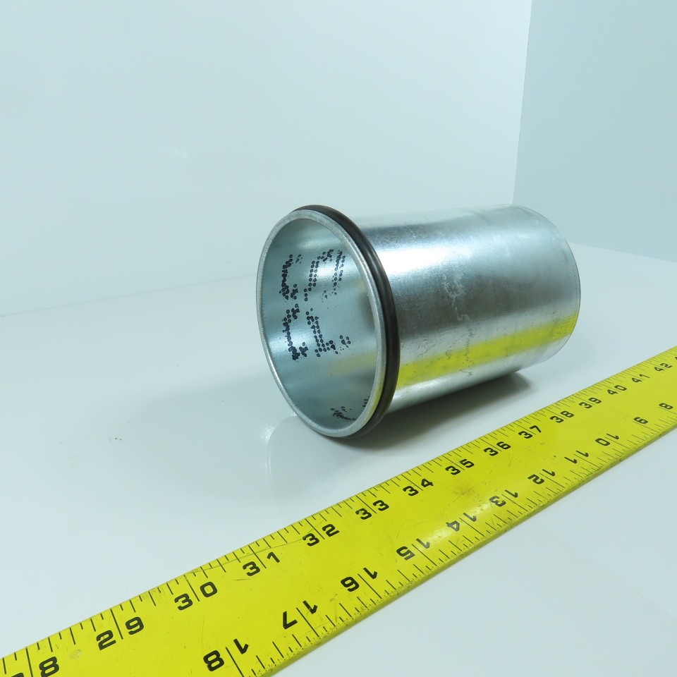 4″ Quick Clamp Rolled Edge Galvanized Steel Duct Pipe 5-3/4″ OAL