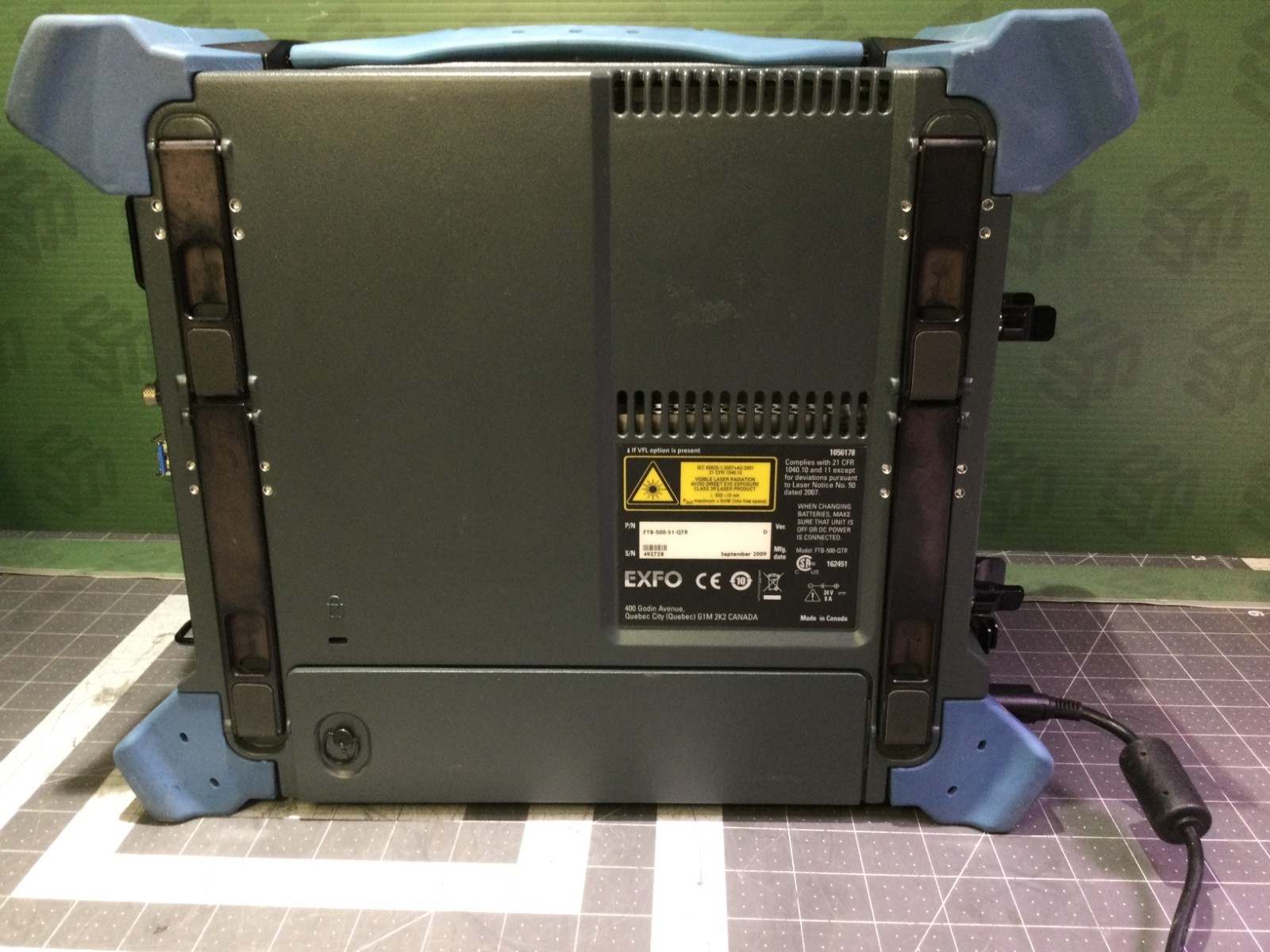 EXFO FTB-500-S1-QTR Portable Optical Network Test Platform w/ FTB-8510B Module