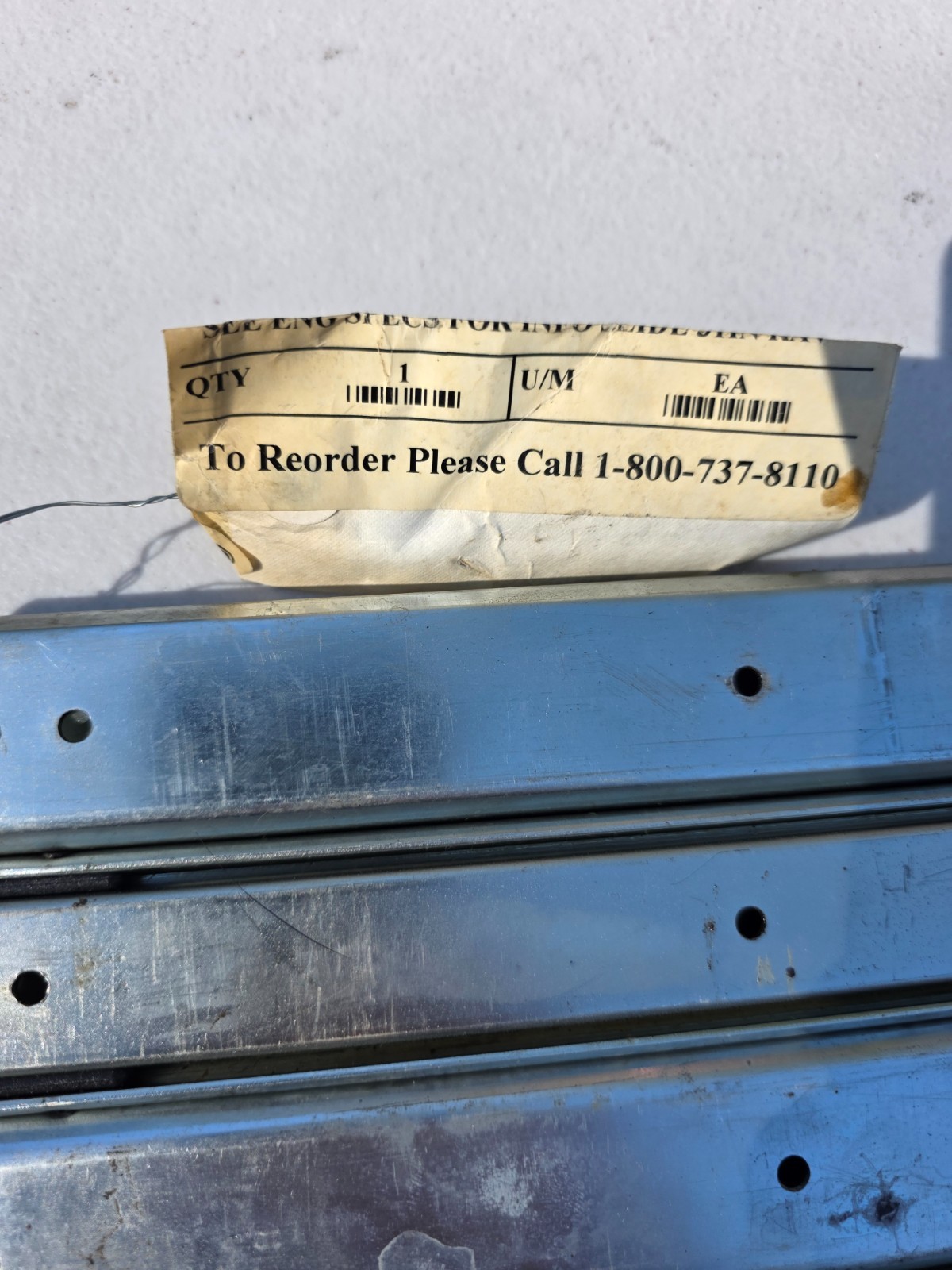 Speedline Technologies 2-9130-356-00-0, 31″ MPM Slide Rail