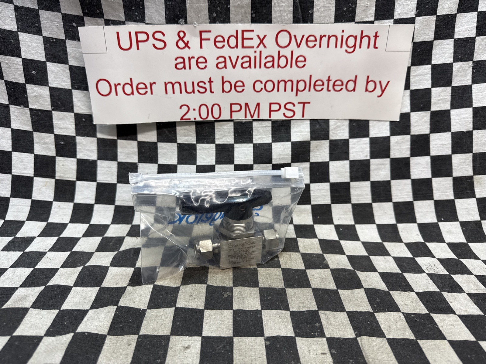SWAGELOK SS-44S6, SS44S6, Ball Valve 3/8″ SHIPSAMEDAY#1373A17