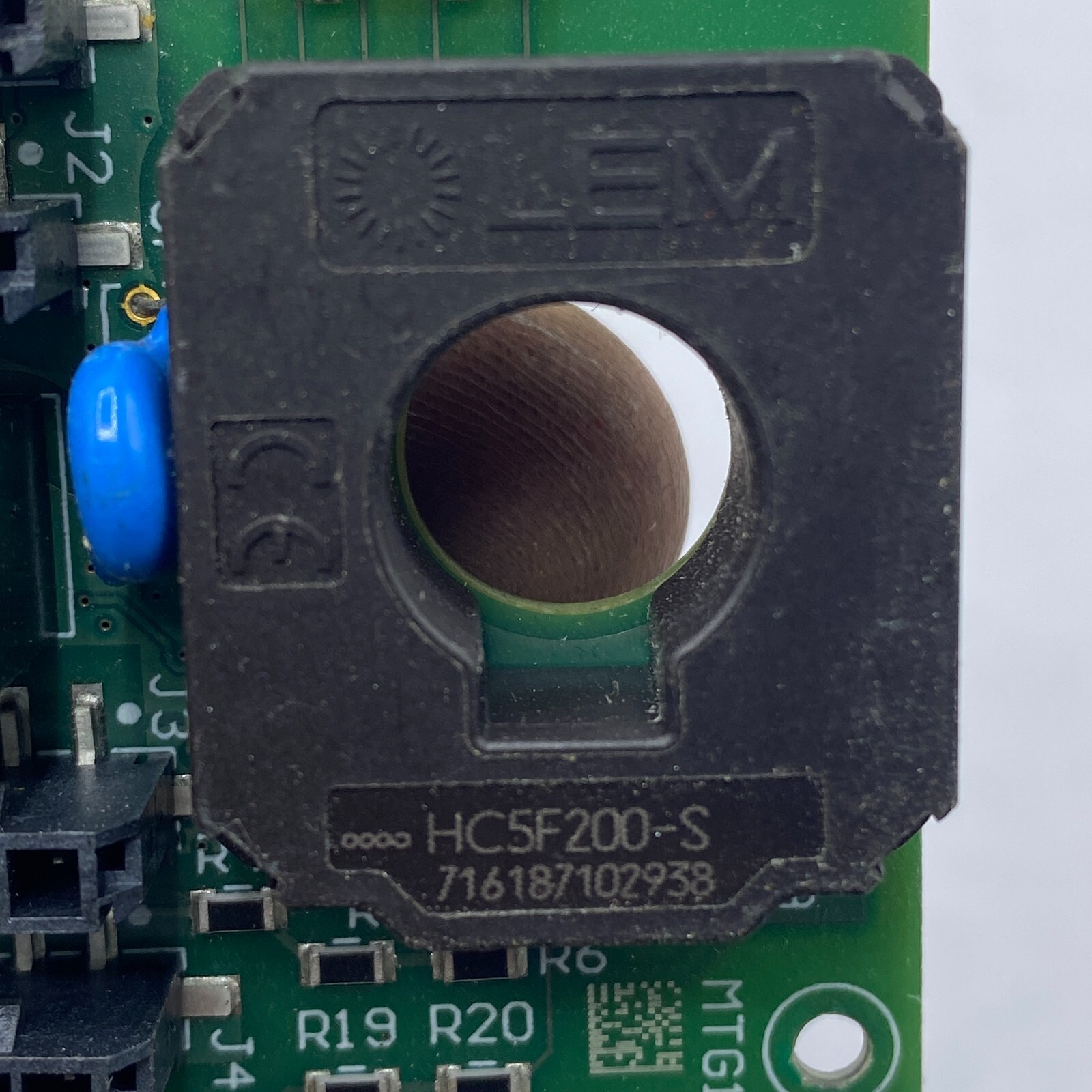 CIRCUIT BOARD R22276-019 REV B W/ HC5F200-S CURRENT SENSOR “FREE SHIPPING” 🔔