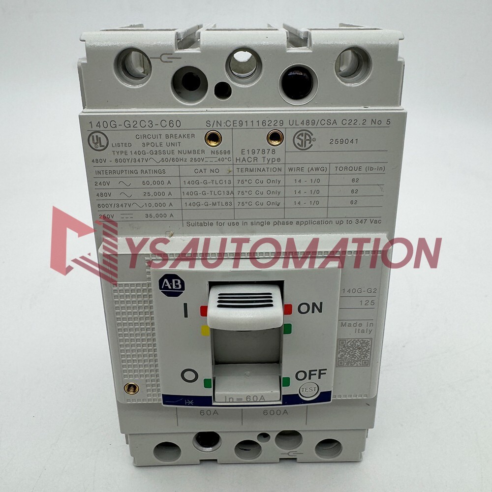 140G-G2C3-C60 New Original 140G 125A Frame Molded Case 60 A Ckt-Bkr 140GG2C3C60