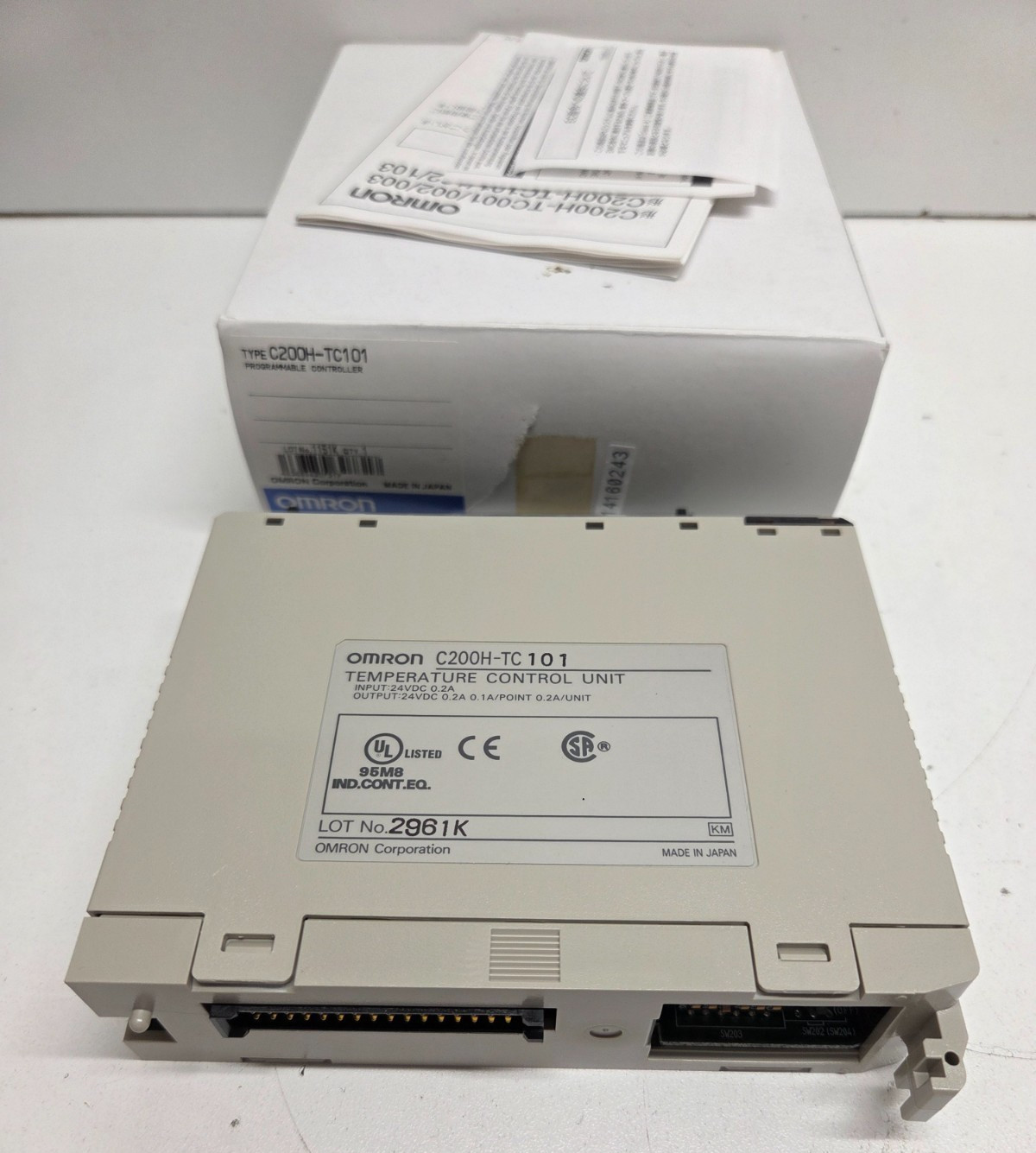 NEW IN BOX! OMRON SYSMAC C200 TEMPERATURE CONTROL UNIT C200H-TC101