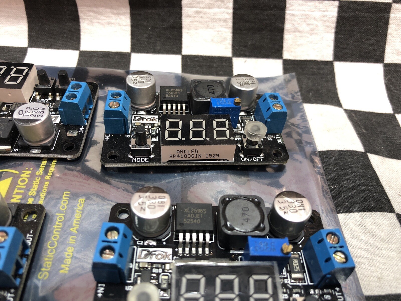 DROK ADJUSTABLE DC-DC BUCK CONVER, YWROBOT 545043, TB6612FNG, SHIPSAMEDAY#H34HM