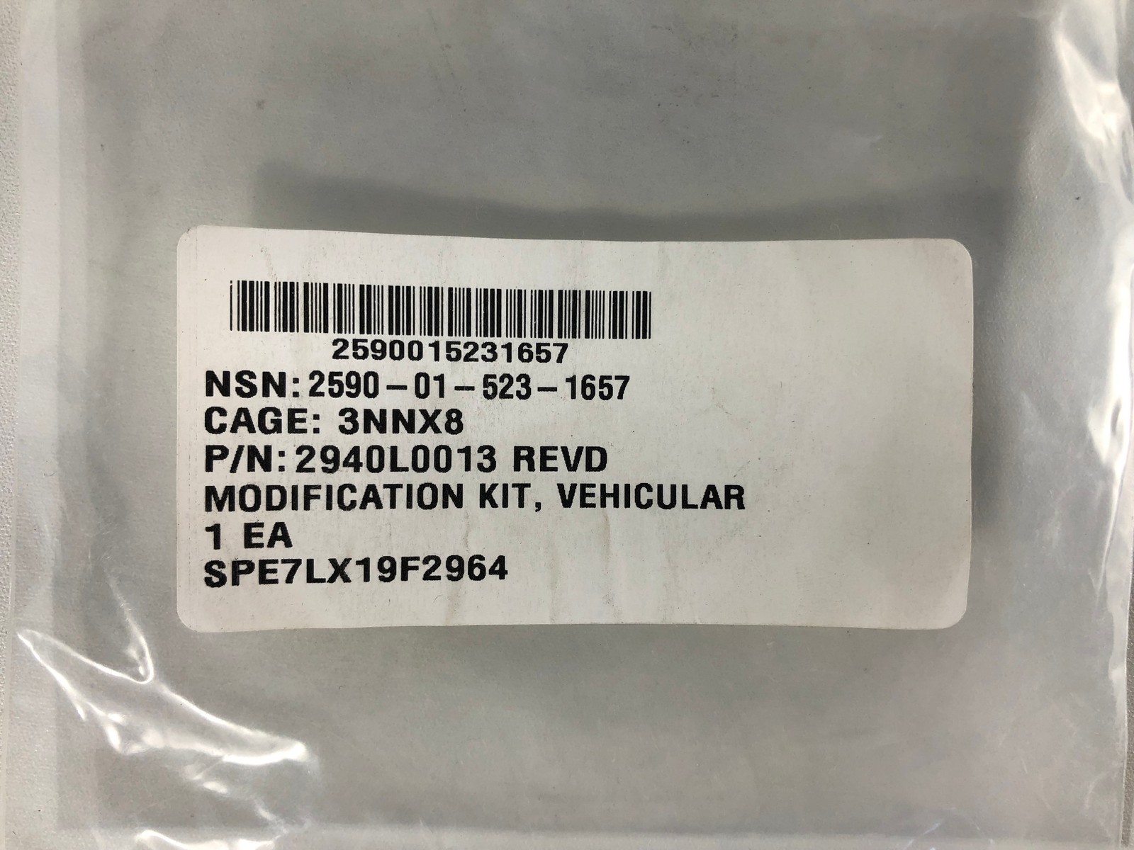HMMWV M998 Geared Hub Seal Modification Kit PN: 2940L0013 NSN: 2590-01-523-1657
