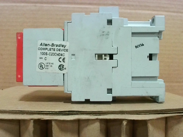 Allen Bradley 100S-C23D404C /A /C Safety Contact w/ AB 100S-F AB 100-C09*400 …