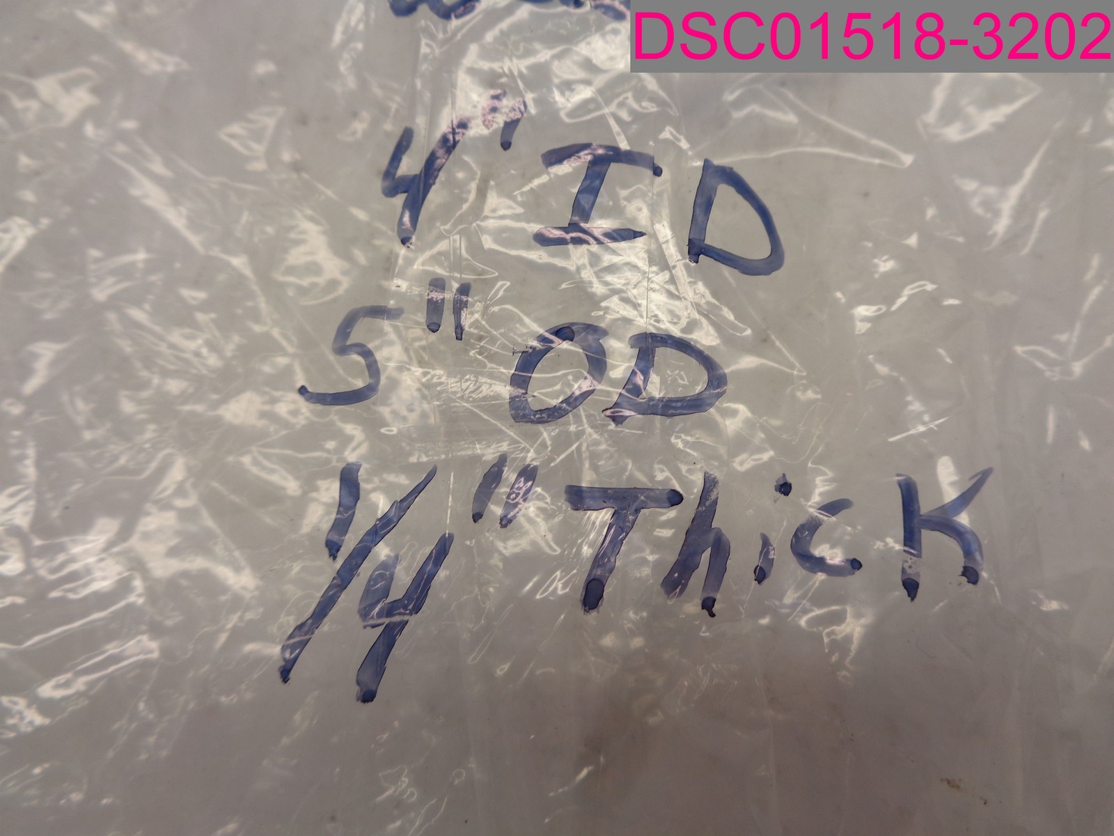 QTY=6; 4″ Rubber Seal Washer Ring Gasket. 4″ID x 5″ OD x 1/4″ Thick
