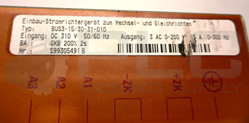 BAUMULLER NURNBERG BUS3-15/30-31-010 SERVO DRIVE