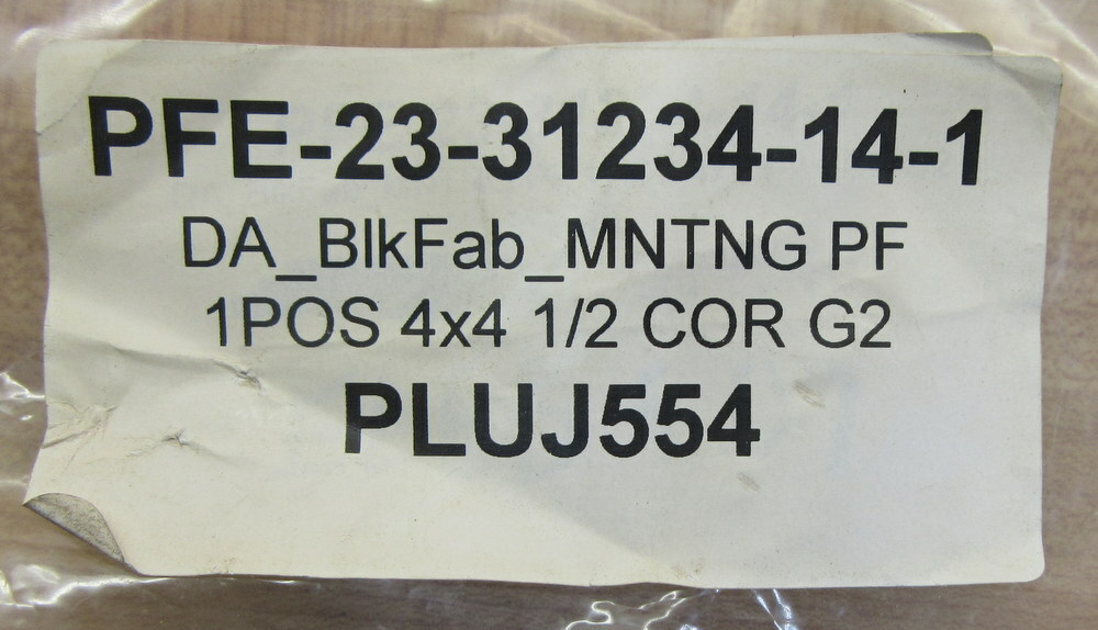 Part PUJ554 Mounting Plate (Pack of 3)
