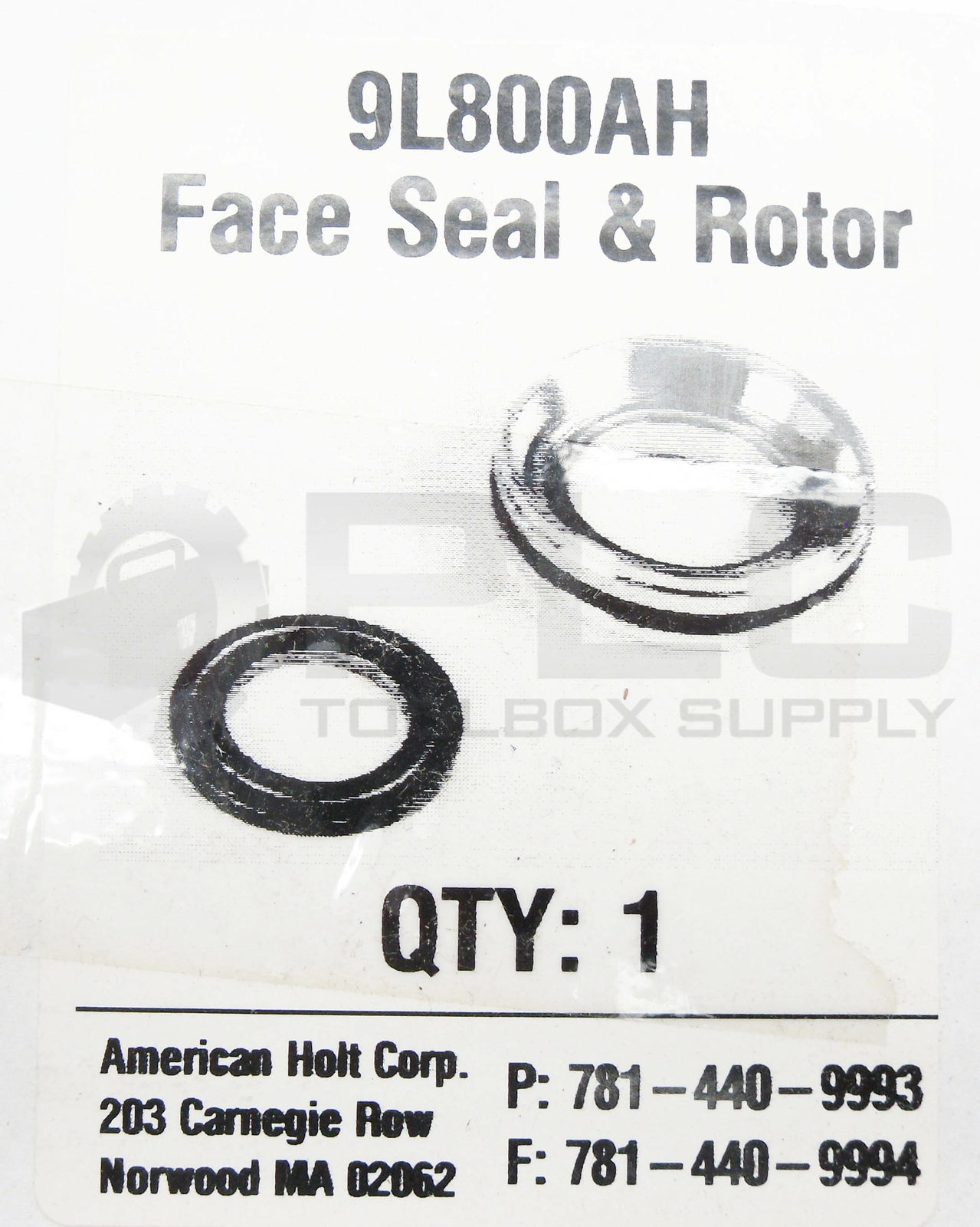 NEW SEALED AMERICAN HOLT CORP. 9L800AH FACE SEAL & ROTOR