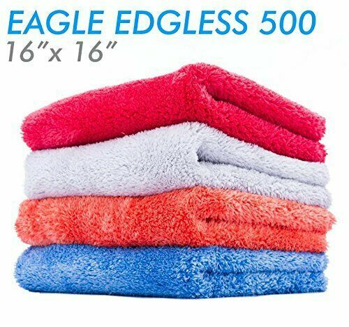 (4-Pack) THE RAG COMPANY 16 in. x 16 in. Eagle Edgeless Mix Pack