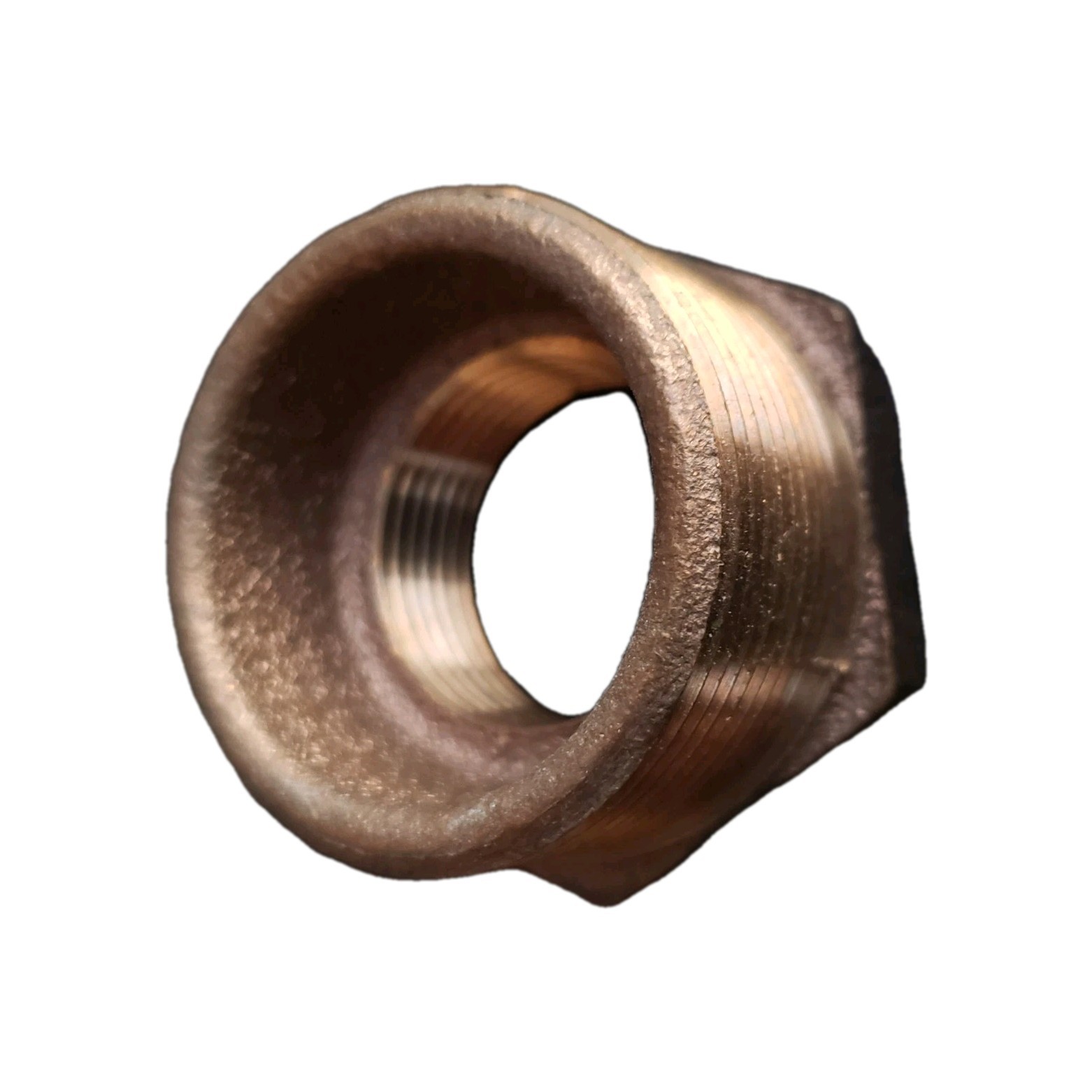 Brass Hex Reducing Bushing 1-1/2″ Male Threaded NPT x 1″ Female Threaded NPT