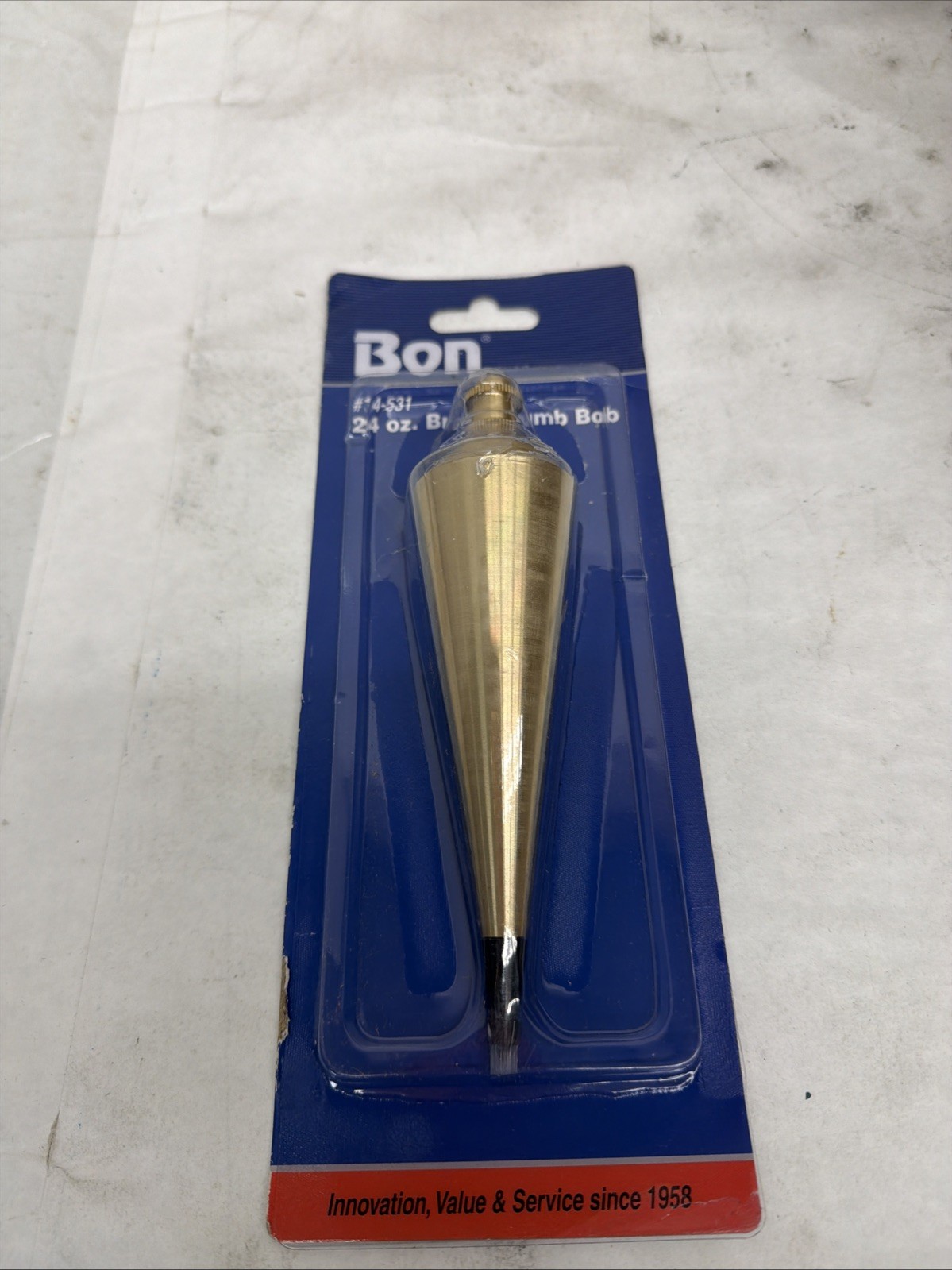 Bon 14-531: Plumb Bob Brass 24 oz