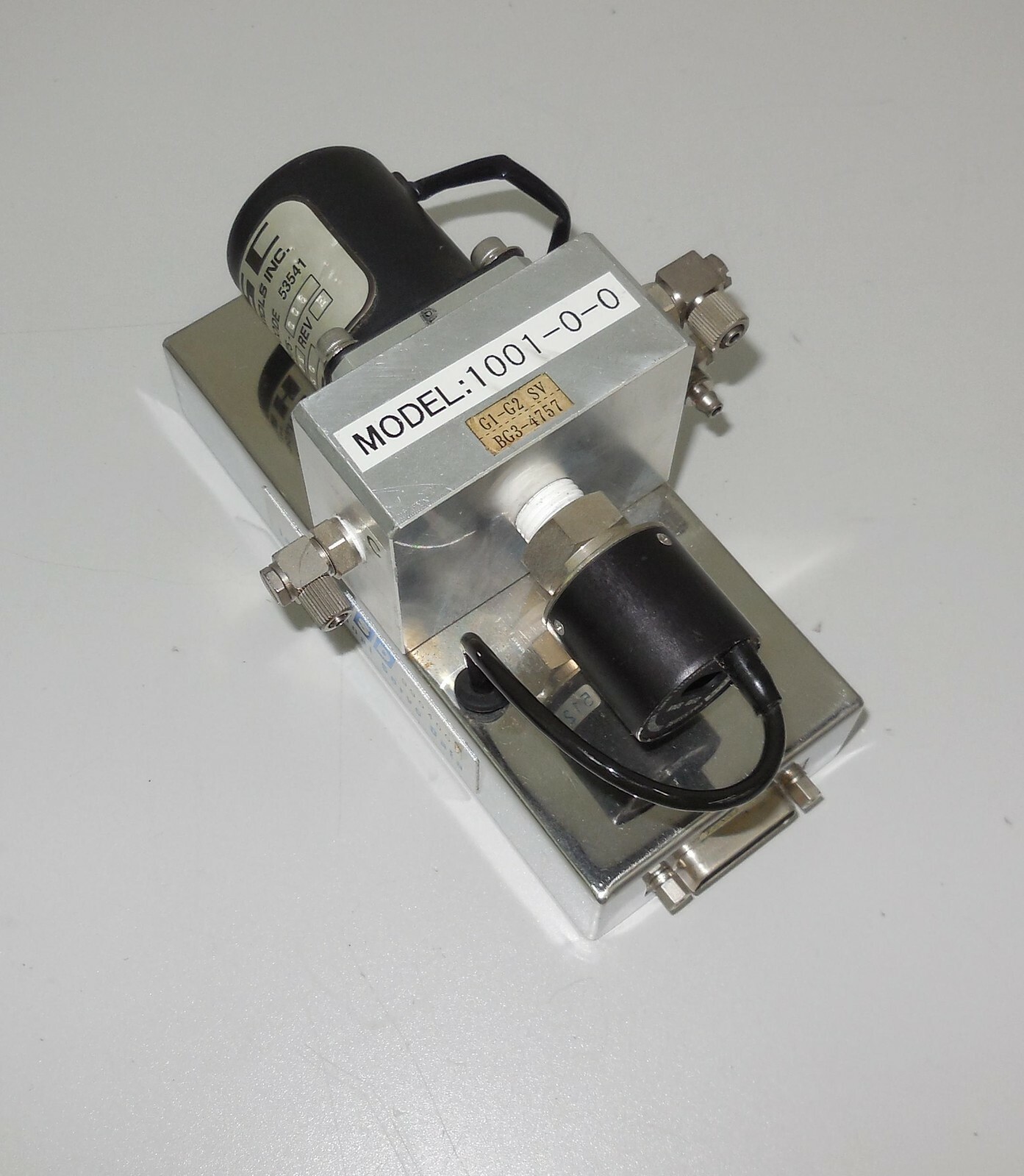ISD international servo data 1001-0-0 BG3-4757 G1-G2 SV