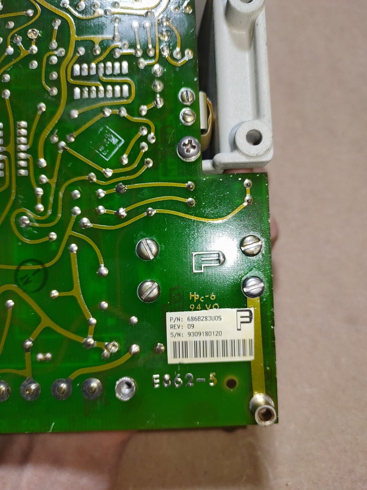 Fischer & Porter 686b283u05 Power Board =New/Lightly Used=