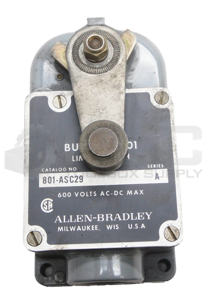 ALLEN BRADLEY 801-ASC29 /A LIMIT SWITCH 600V AC/DC