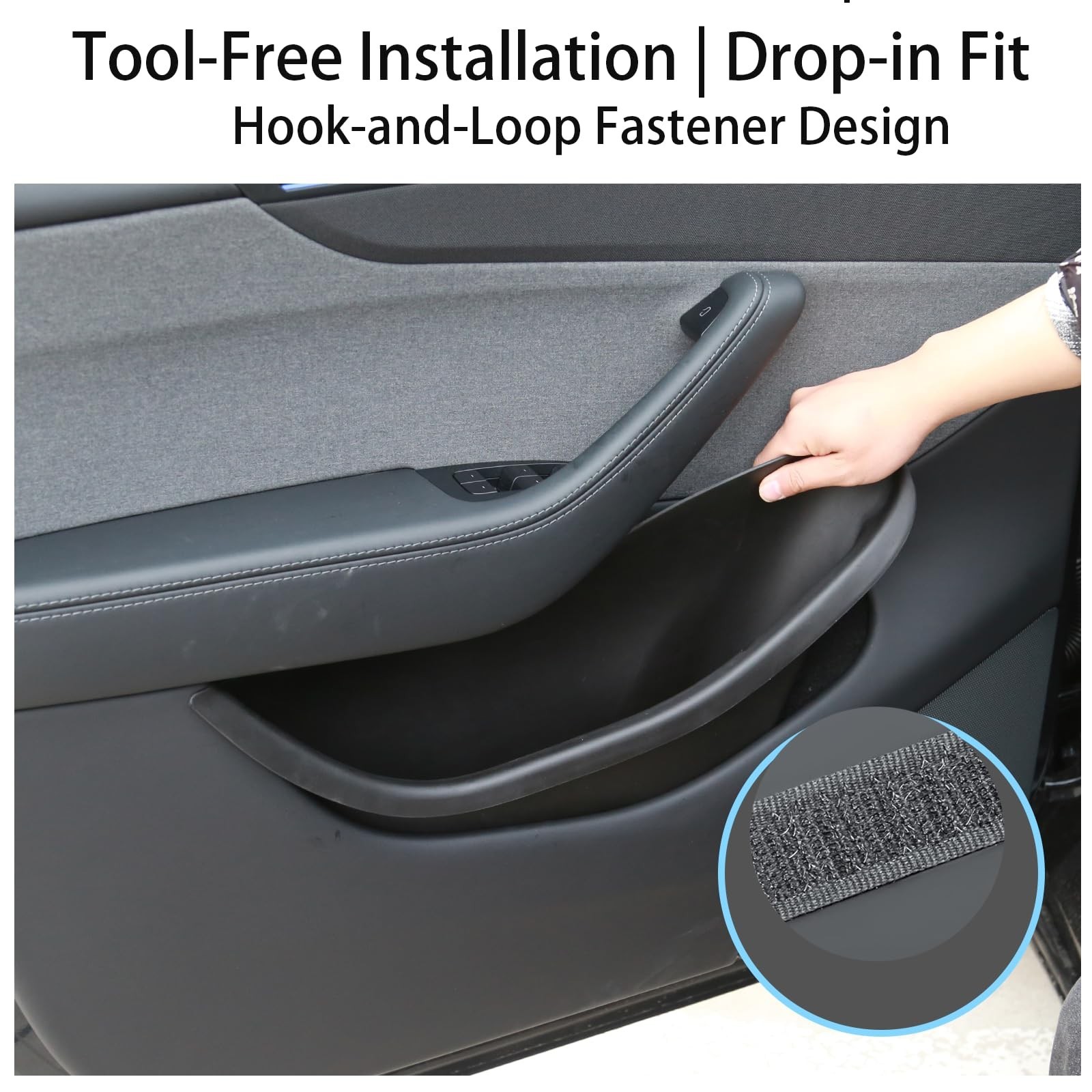 2025 2026 Tesla Model Y Juniper Door Pocket Liner Storage Box Organizer | Fro…