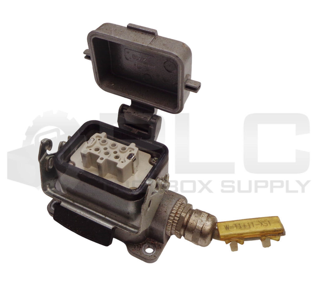 HARTING 19300061255 SOCKET HOUSING W/ 10191000 / H-BE 6 BS 6-PIN CONNECTOR