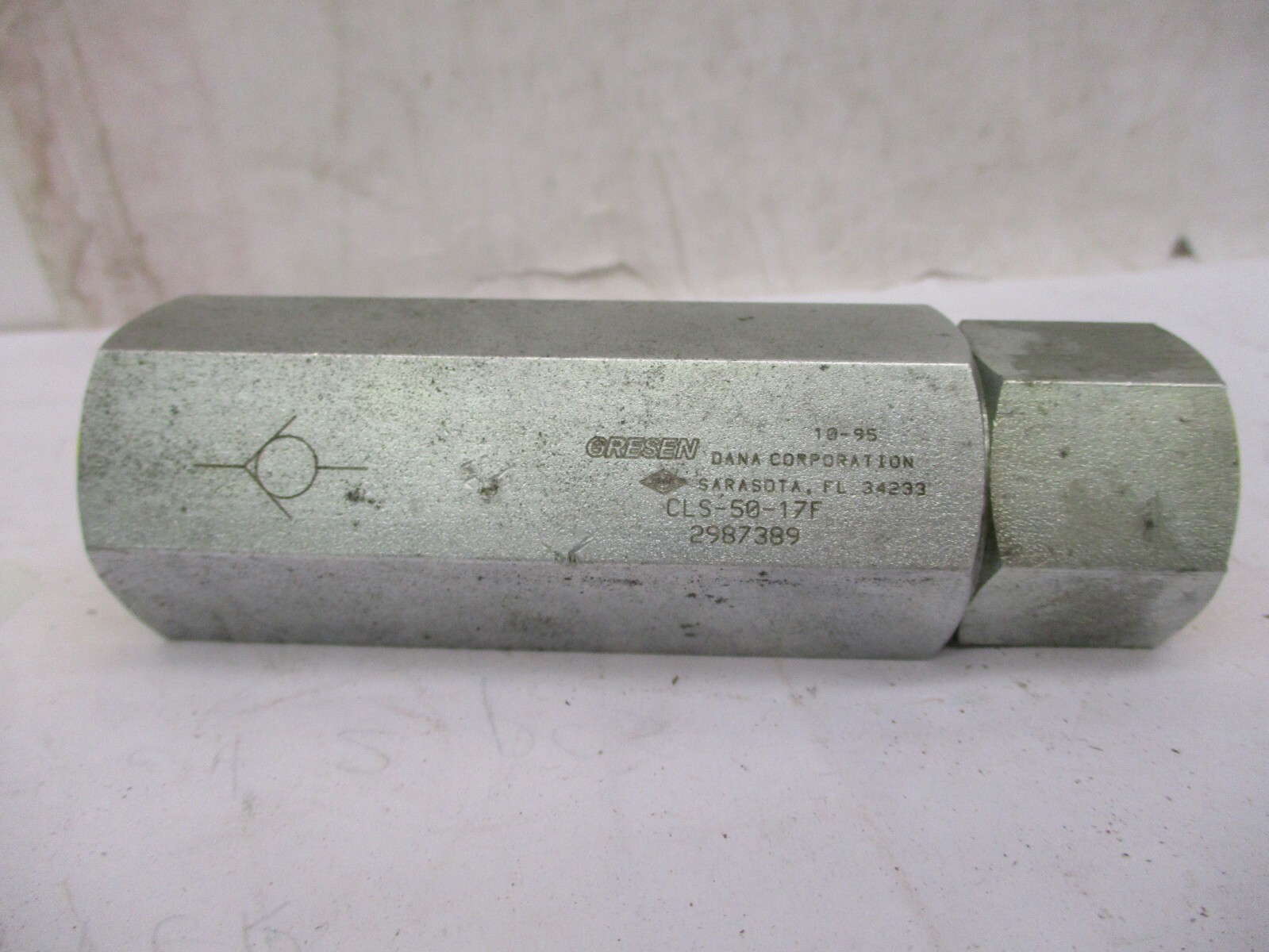 New Lot Of 2 Pieces Gresen Dana Hydraulic Check Valve CLS-50-17F A2049WVS