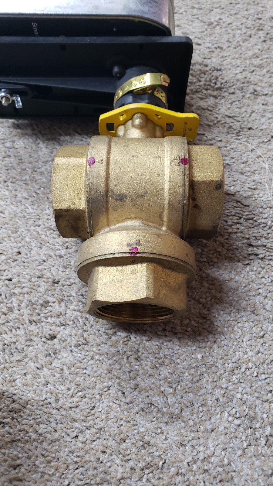 NEW Schneider Electric SmartX Actuator Spring Return w/ Ball Valve # MS40-7043