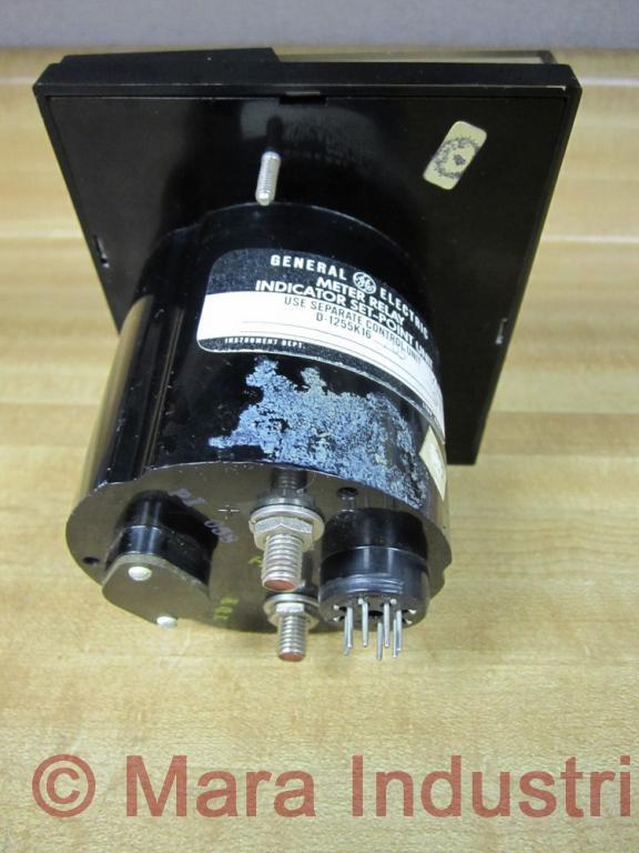 General Electric D-1255K16-705 Meter Relay GE D1255K16705 W/Panel