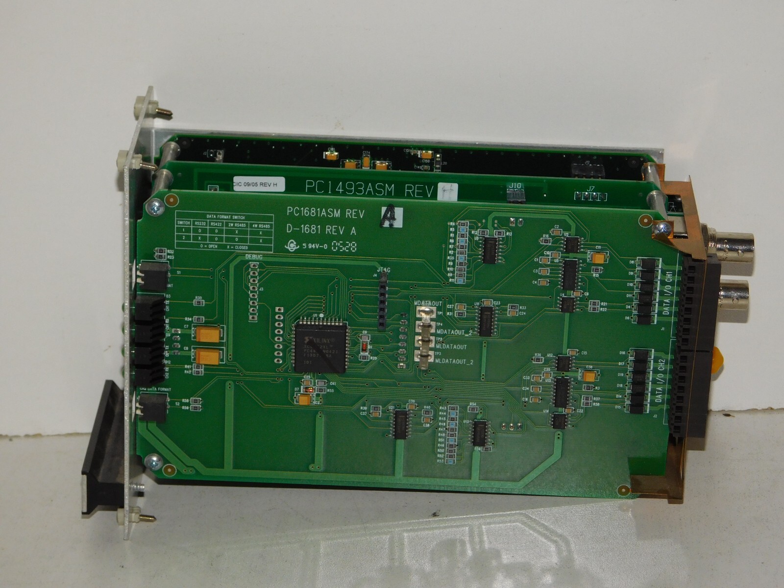 GE IFS VR7220-2DRDT 2 Channel Digital Video Receiver Data Transceiver Module