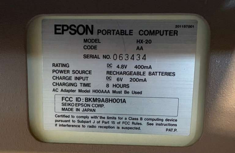 Pacific Scientific Colorgard Colorimeter System 05 w/ Epson Portable Computer