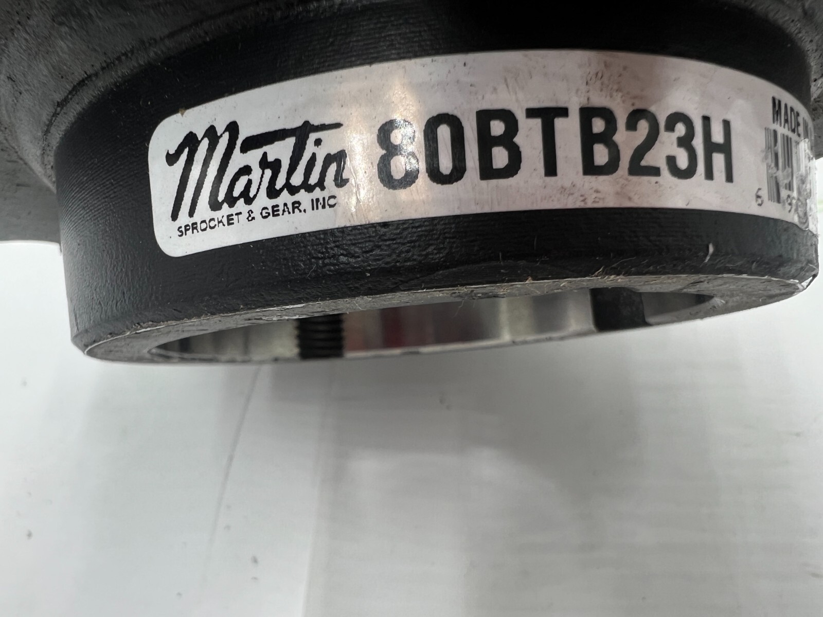 Martin 80BTB23H 2517 Hardened Bushing Bore Taper Lock Sprocket for #80 Chain