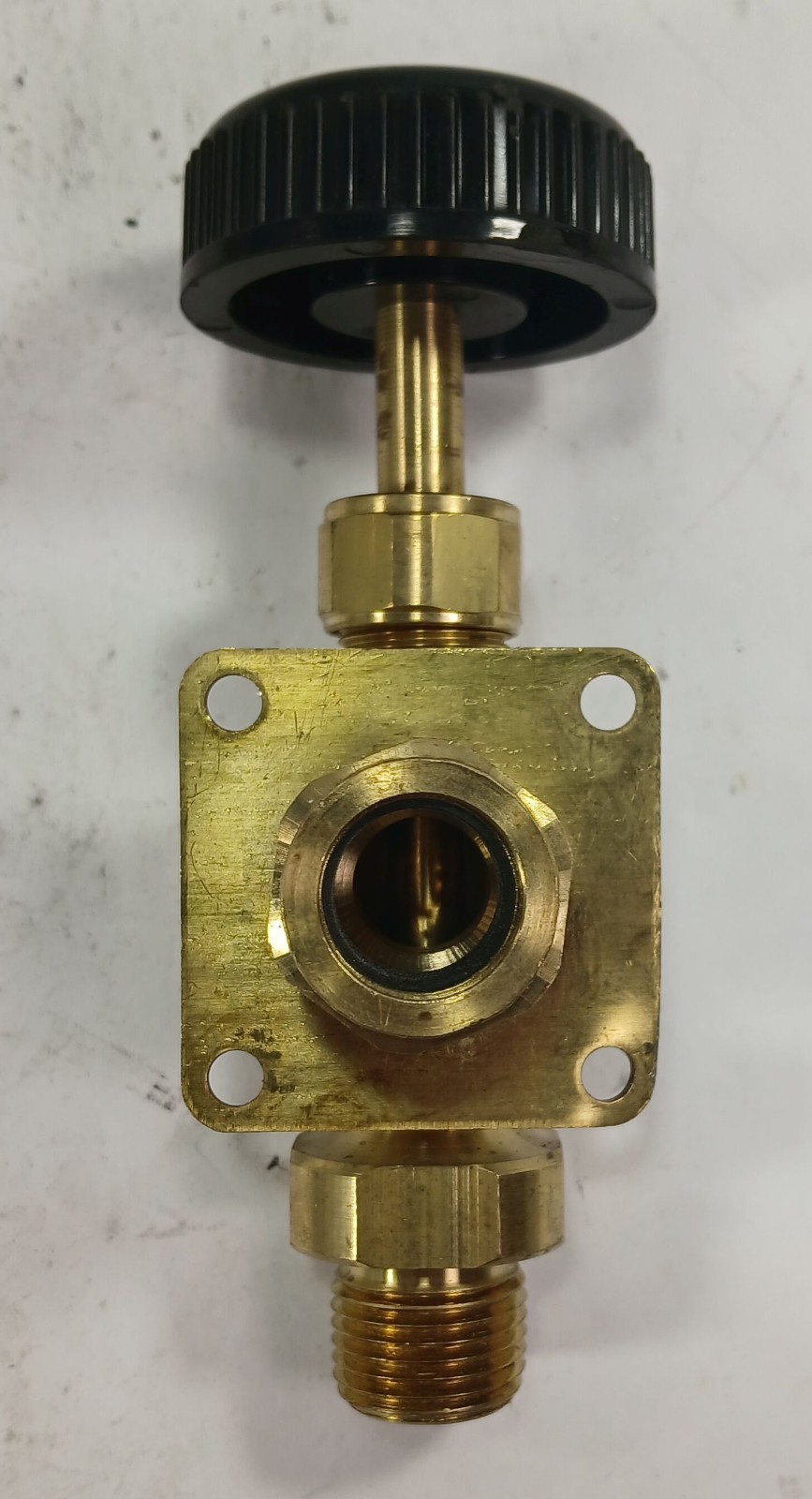 1 NEW CONBRACO 20-350 SQUARE PATTERN BRONZE WATER GAUGE NNB ***MAKE OFFER***