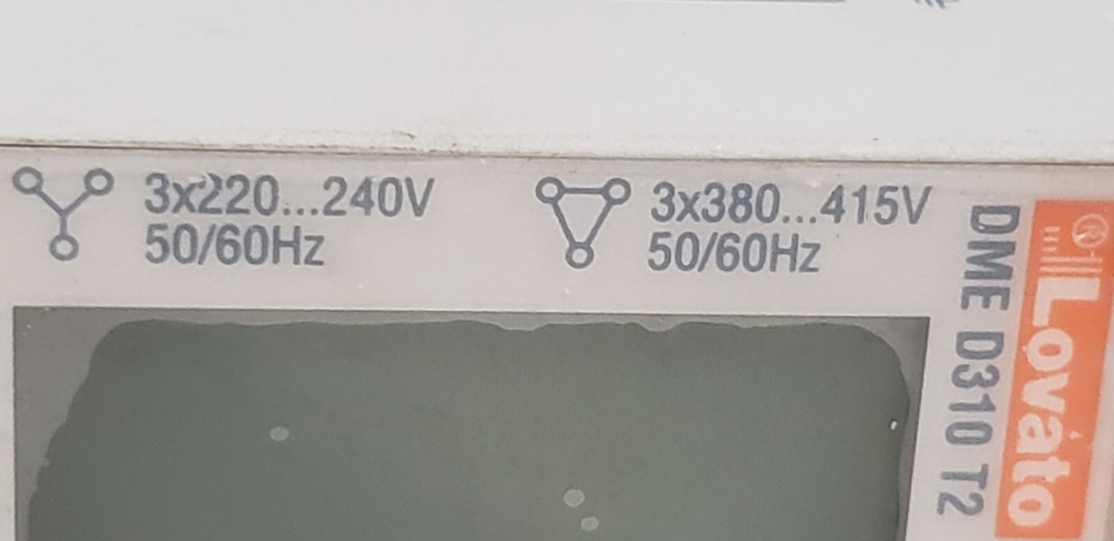 LOVATO DMED310T2 ENERGY METER, 3×220-240V 50/60Hz, 3×380-415V 50/60Hz
