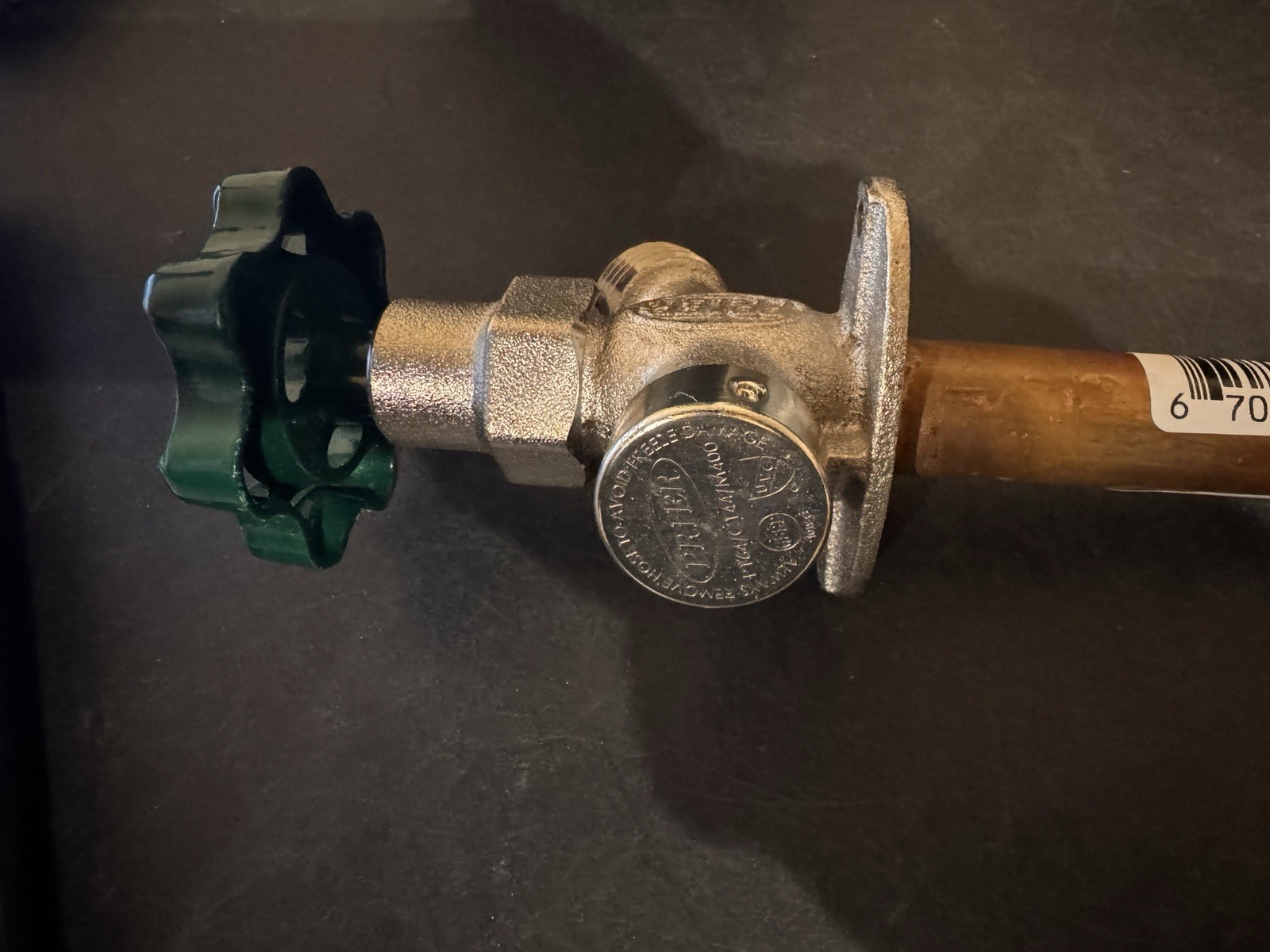 Prier C-144D12 C-144 Series Freezeless Wall Hydrant 12 inch 1/2 MPT x 1/2 SWT