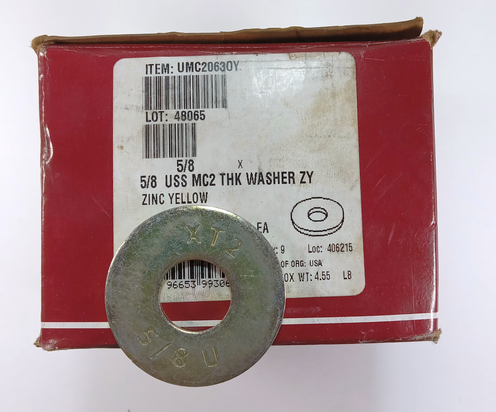 34 NEW HODELL-NATCO UMC20630Y 5/8 USS MC2 THK WASHER ZY NIB ***MAKE OFFER***