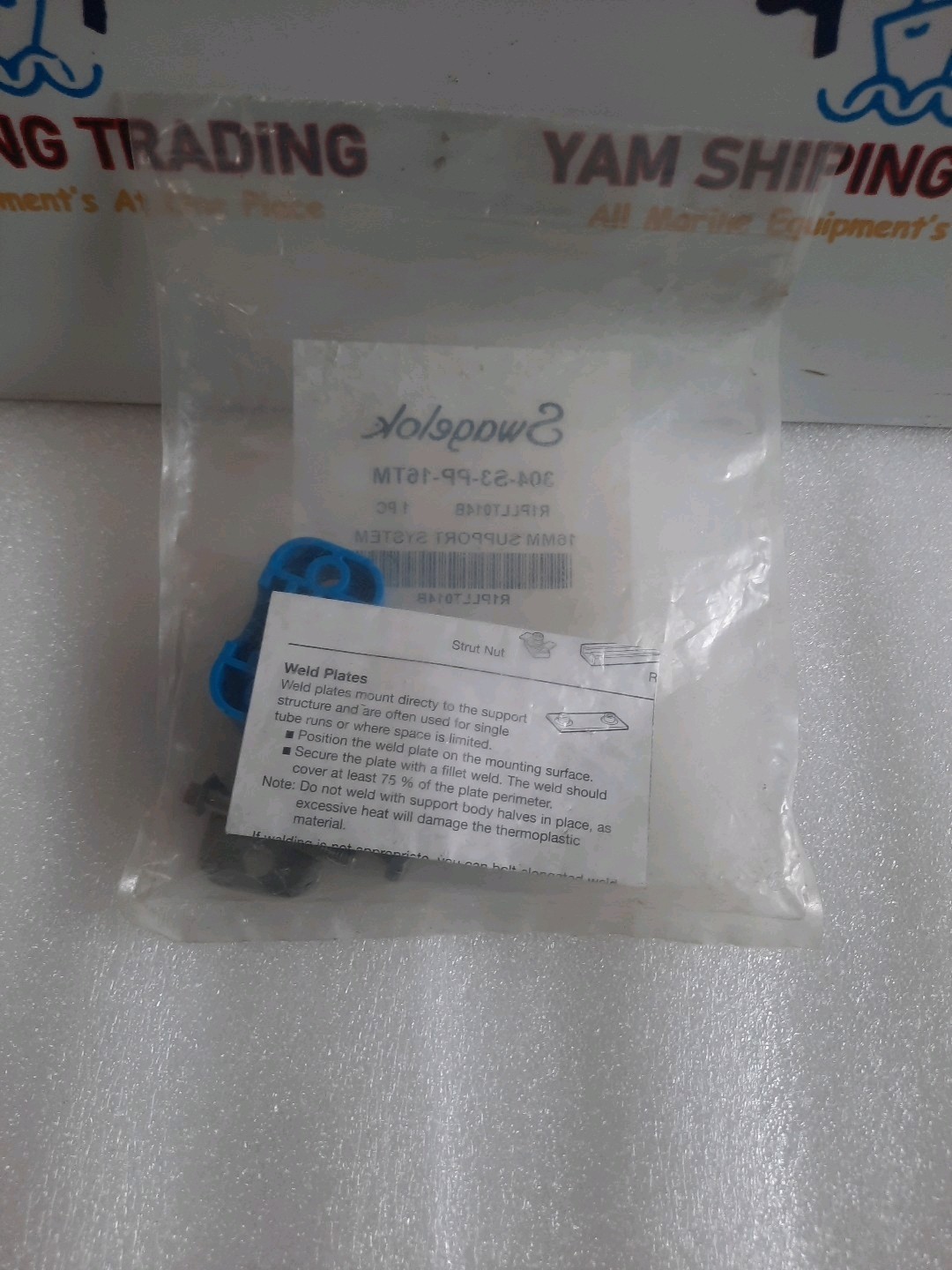 Swagelok 304-S3-PP-16TM 16MM Support System R1PLLT014B lot of 2 pcs