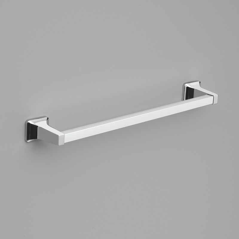 OakBrook 297-0101OB Die Cast Zinc Chrome Wall Mounted Towel Bar 18 L in.