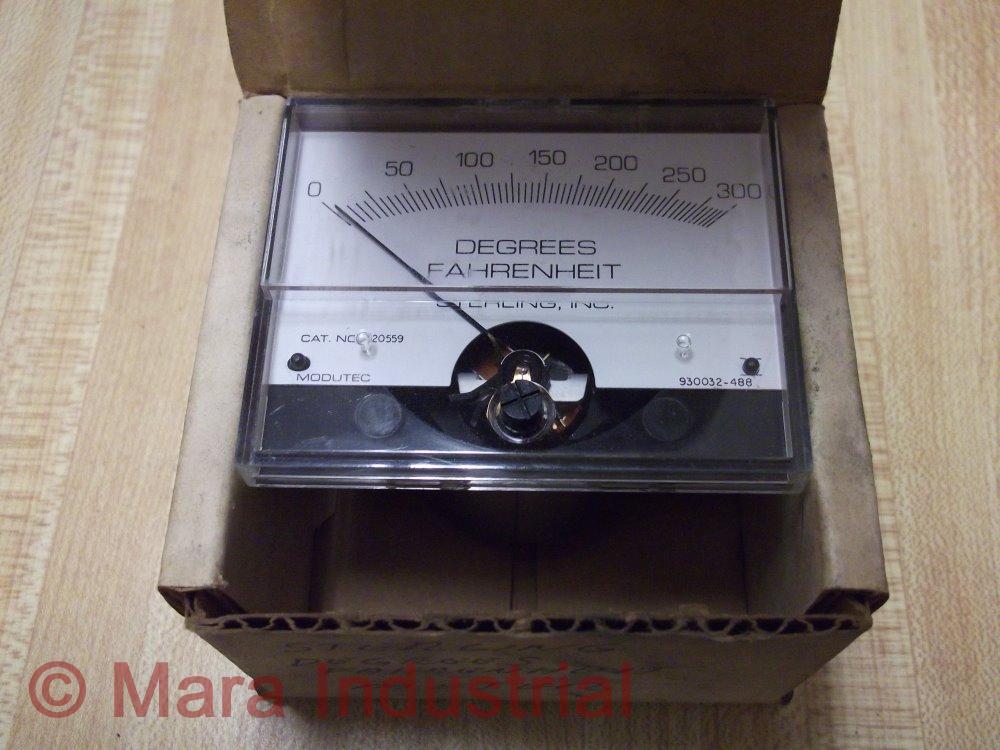 Sterling 820559 Temperature Gauge 0-300 F
